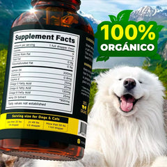 Aceite de omega Pet Hemp para mascotas: perros y gatos