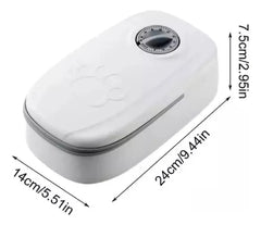 Temporizador dispensador de alimento mascotas: perro y gato