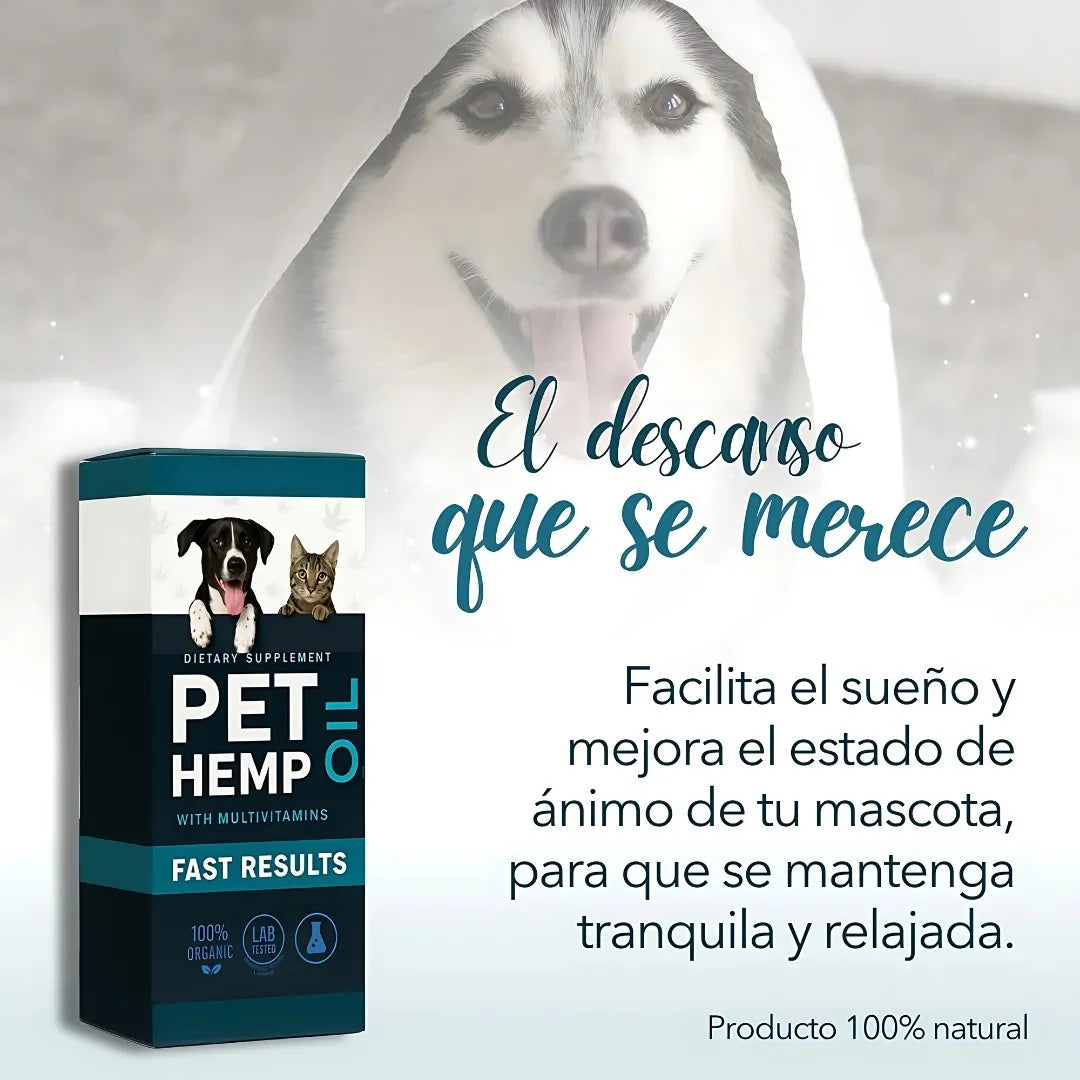 Aceite Omega 3, 6 y 9 Pet Hemp para mascotas: perros y gatos