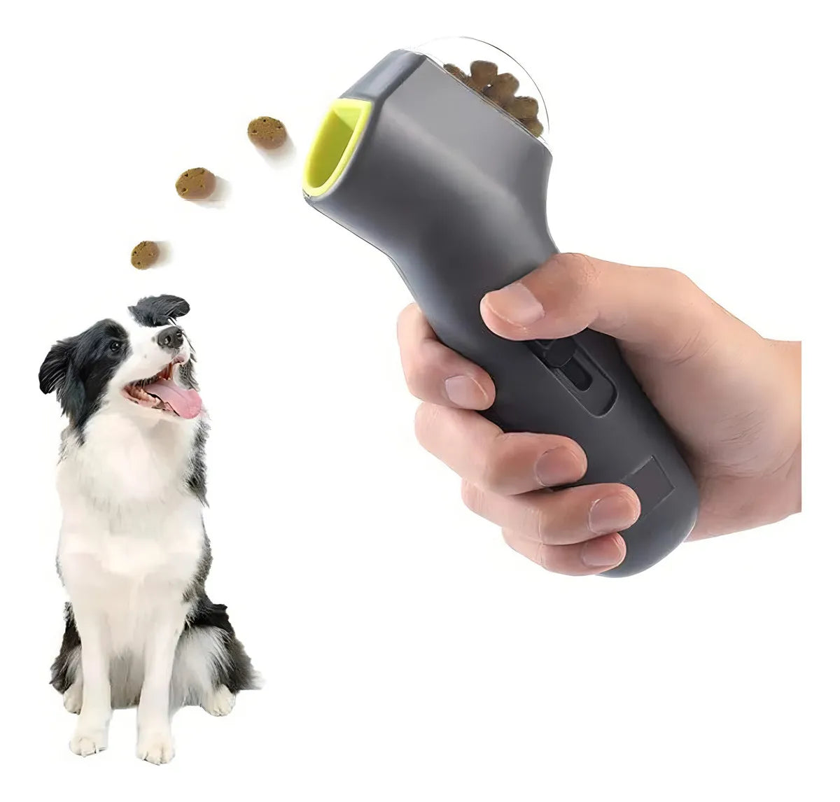 Juguete lanzador comida mascota