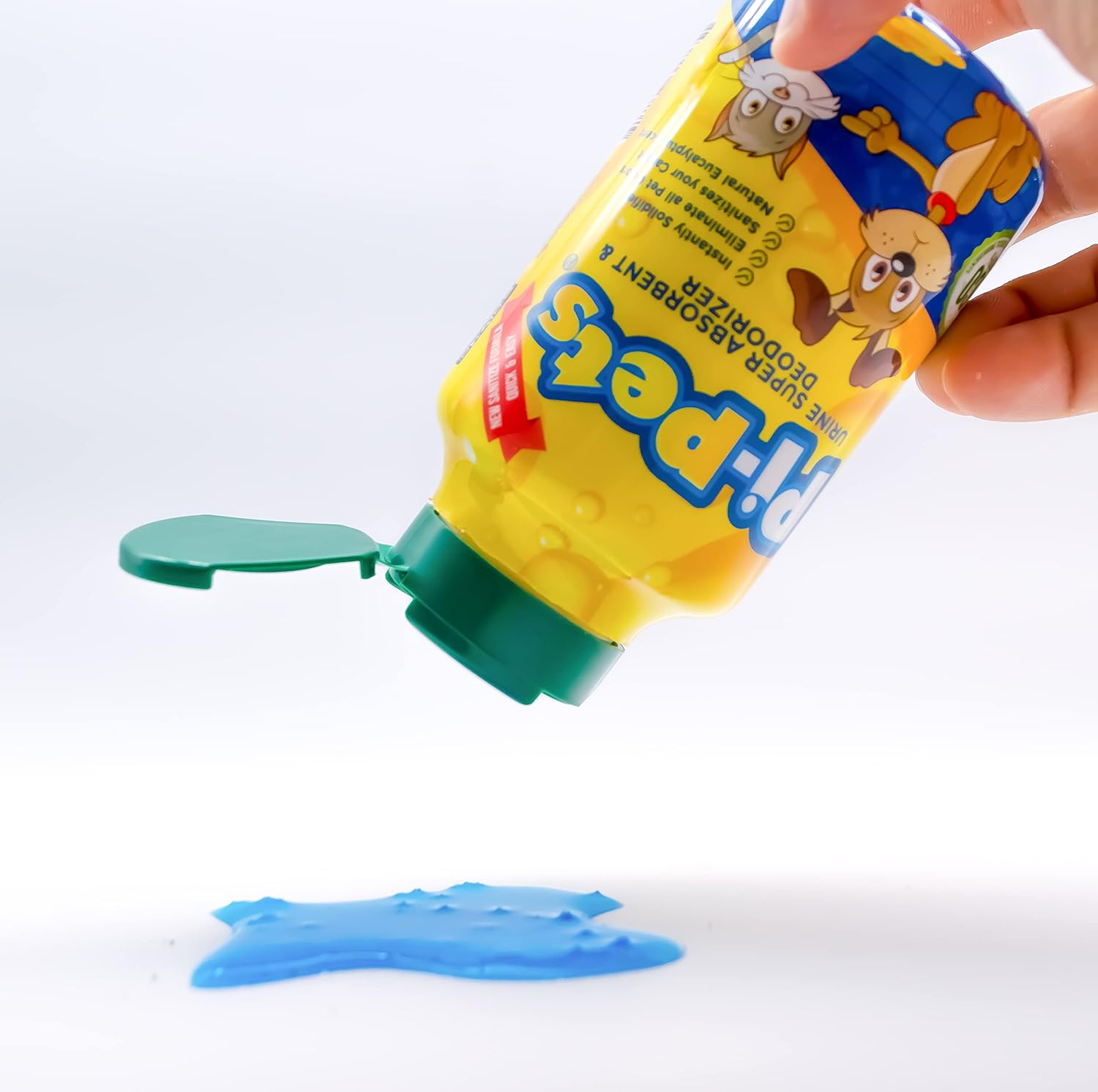 Pi Pets polvo solidificador y desodorante superabsorbente para orina de mascotas