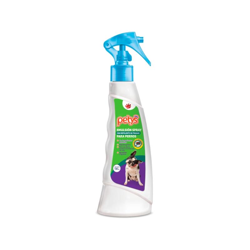 Petys Spray Repelente de Pulgas y Garrapatas (180 ml) 1 Petys Spray Repelente de Pulgas y Garrapatas (180 ml) para perros