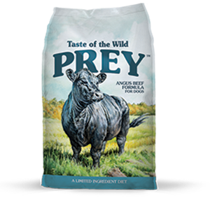 Alimento Taste of the Wild Prey Angus Beef para perros