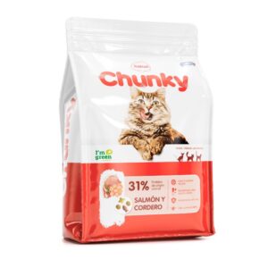 Alimento Chunky Gatos Salmón y Cordero para perros