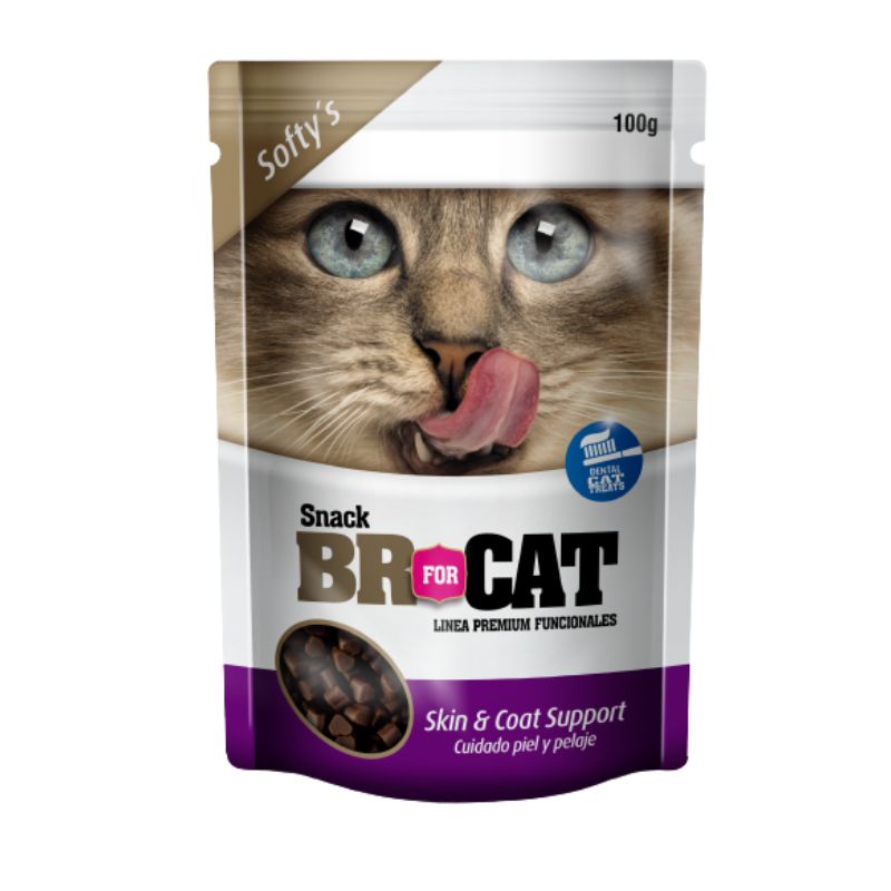 BR For Cat Pure Galletas de Soporte para Piel y Pelaje (Softy) 1 Alimento BR For Cat Pure Galletas de Soporte para Piel y Pelaje (Softy) para perros