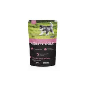 Alimento Agility Gold Pouch Trozos de Cordero Cachorro 100 g para perros
