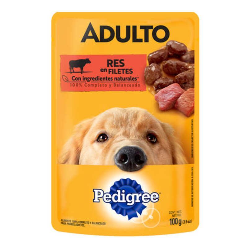 Pedigree Pouch Res Adulto 100 g 1 Alimento Pedigree Pouch Res Adulto 100 g para perros
