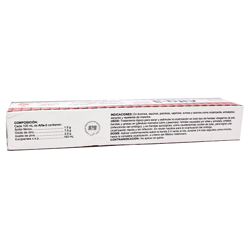 Alfa 3 Crema Dermatológica y Cicatrizante (Frasco 30 ml) 2 Empaque Alfa 3 Crema Dermatológica y Cicatrizante (Frasco 30 ml) de 30 mililitro