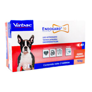 Endogard 10 Antiparasitario Interno para Perros (2 Tabletas) para perros