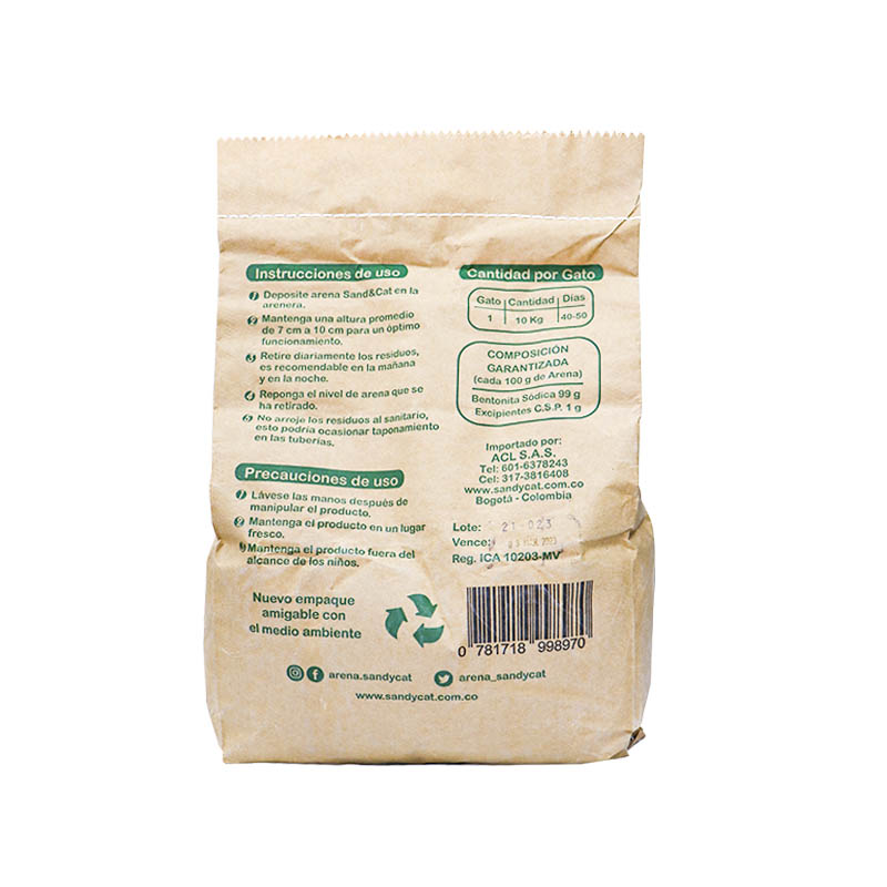 Sand & Cat Arena Premium Aglomerante para Gato 2 Empaque Sand & Cat Arena Premium Aglomerante para Gato de 4.5 kg