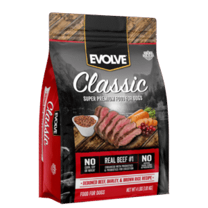 Alimento Evolve Beef, Barley & Brown Rice Recipe Dog Adult para perros