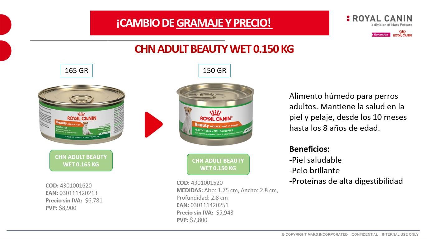 Royal Canin Adult Beauty Lata 150 g 2 Empaque Royal Canin Adult Beauty Lata 150 g de 150 g