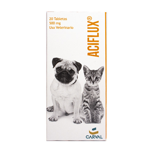 Aciflux 500 mg Protector Gástrico (Caja x 20 Tabletas) 1 Aciflux 500 mg Protector Gástrico (Caja x 20 Tabletas) para perros