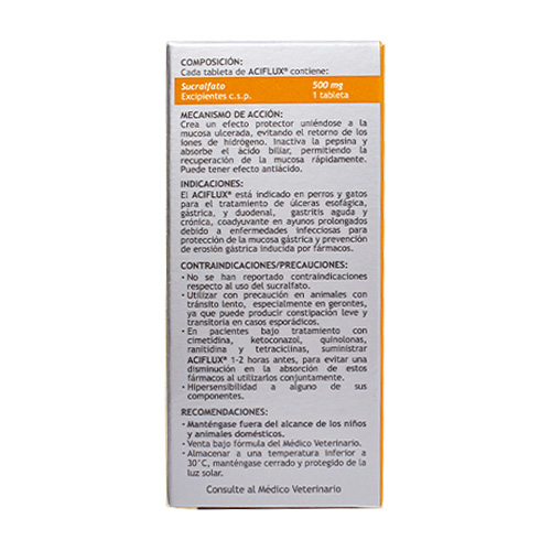 Aciflux 500 mg Protector Gástrico (Caja x 20 Tabletas) 2 Empaque Aciflux 500 mg Protector Gástrico (Caja x 20 Tabletas) de 500 mg x 20tabletas medicamentos