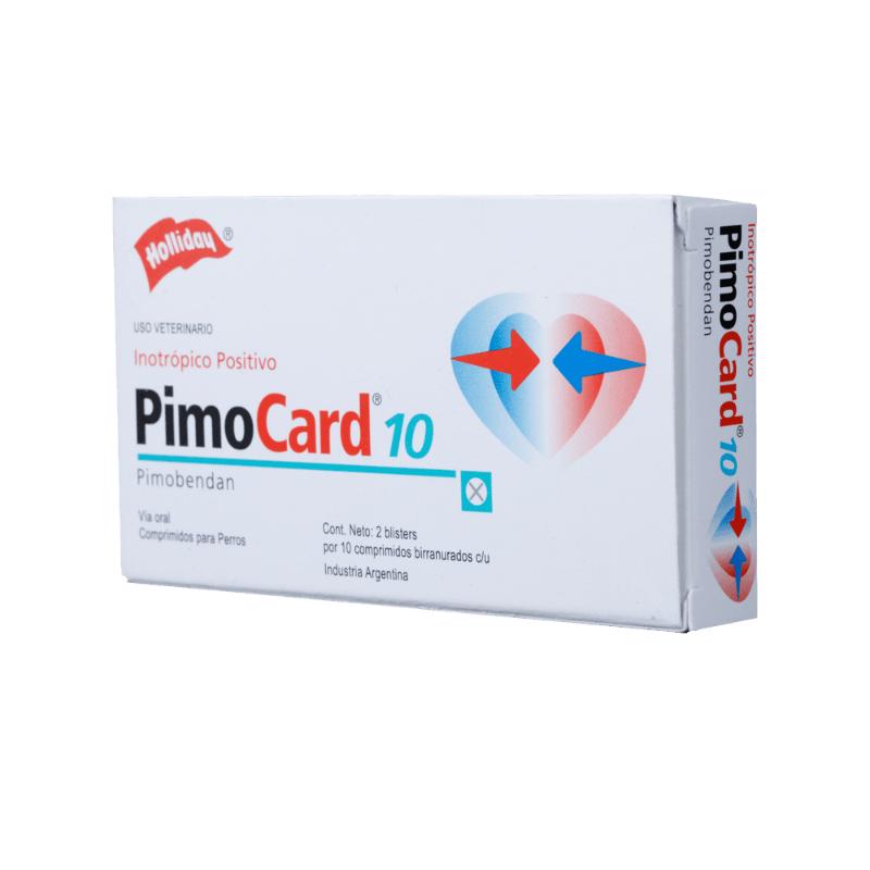 Pimocard 10 mg Soporte Cardiovascular (Caja x 20 Comprimidos) 2 Empaque Pimocard 10 mg Soporte Cardiovascular (Caja x 20 Comprimidos) de 20 und