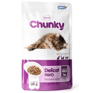 Alimento Chunky Delicat Trozos de Pavo en Salsa para perros