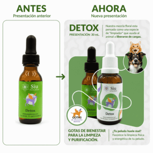 Siu Esencia Floral Repelente y Detox (Gotero 20 ml) para perros