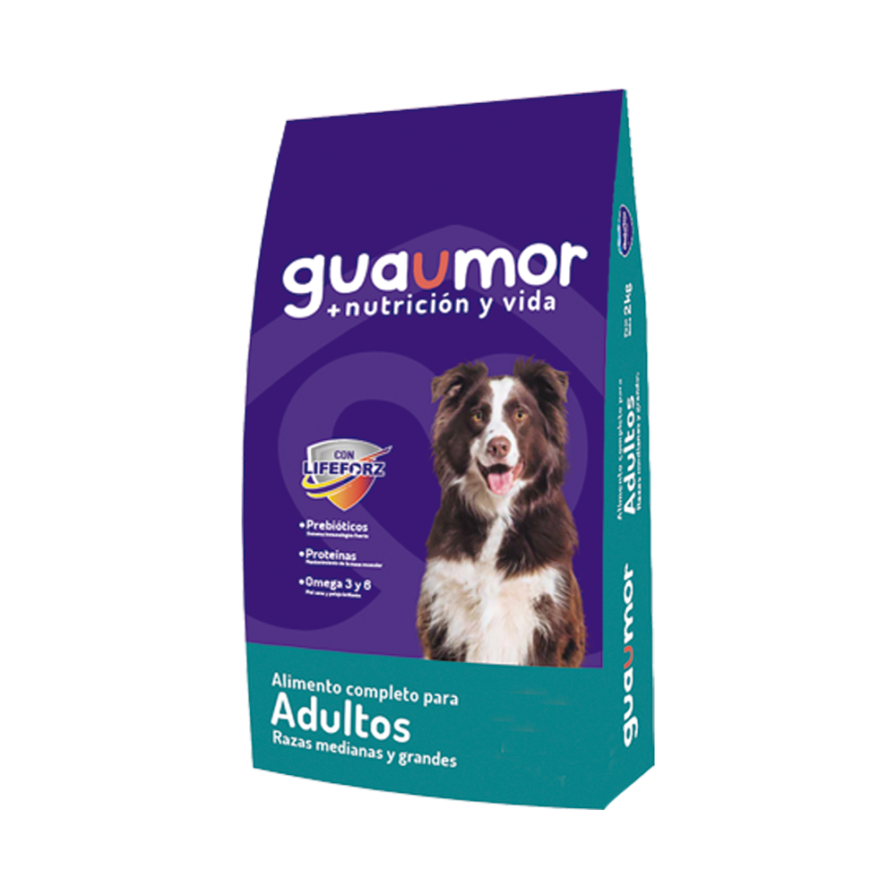 Guaumor Adultos Razas Medianas y Grandes 2 Empaque Guaumor Adultos Razas Medianas y Grandes de 25 kg