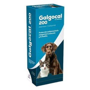 Galgocal 200 Antiparasitario Oral para Perros y Gatos (Caja x 2 Tabletas) para perros