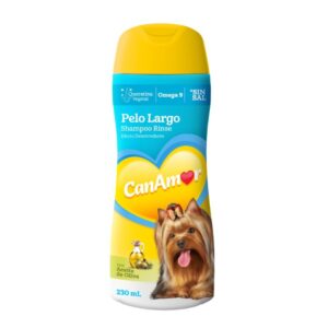 CanAmor Champú Rinse 2 en 1 Suavizante y Desenredante para perros