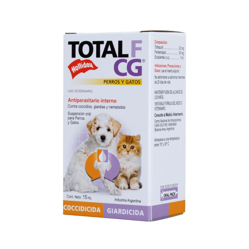 Total Full CG Desparasitante Suspensión Oral para Perros (15 ml) 2 Empaque Total Full CG Desparasitante Suspensión Oral para Perros (15 ml) de 15 mililitro