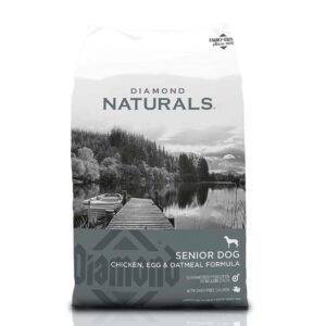 Alimento Diamond Naturals Senior 8+ Chicken, Egg & Oatmeal para perros