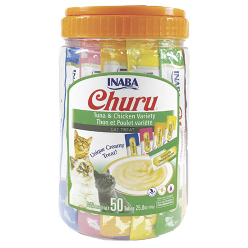 Inaba Churu Bombonera Variedad de Pollo y Atún (50 Tubos) 1 Alimento Inaba Churu Bombonera Variedad de Pollo y Atún (50 Tubos) para perros