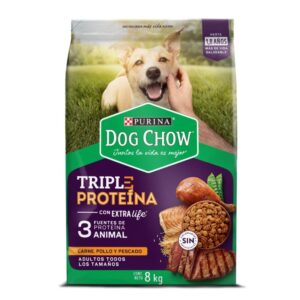 Alimento Dog Chow Triple Proteína Adultos Todos los Tamaños para perros