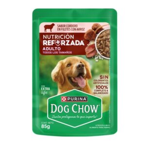Alimento Dog Chow Pouch Cordero Adulto Todos los Tamaños 85 g para perros