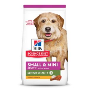 Alimento Hill's Science Diet Senior Vitality Small & Mini 7+ para perros