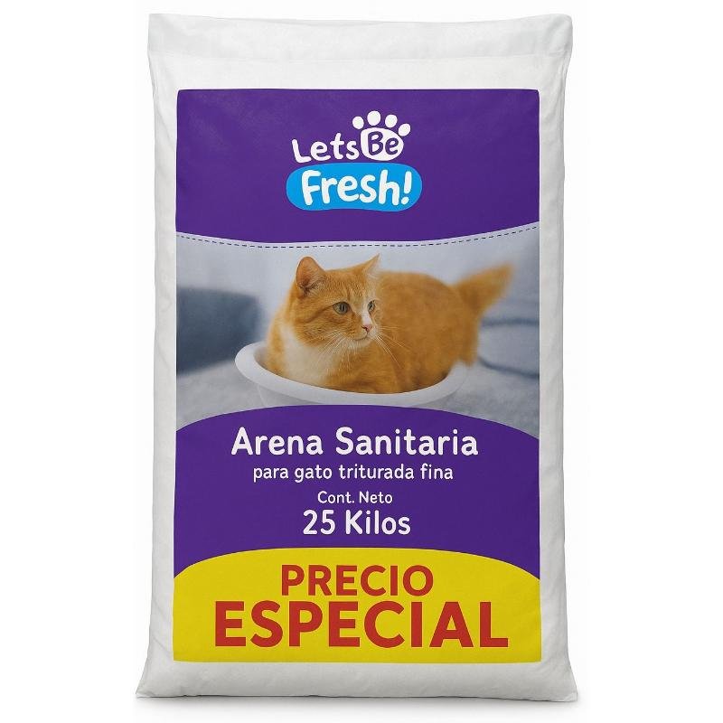 Let's Be Fresh Arena Precio Especial Aglomerante para Gato 1 Alimento Let's Be Fresh Arena Precio Especial Aglomerante para Gato para perros
