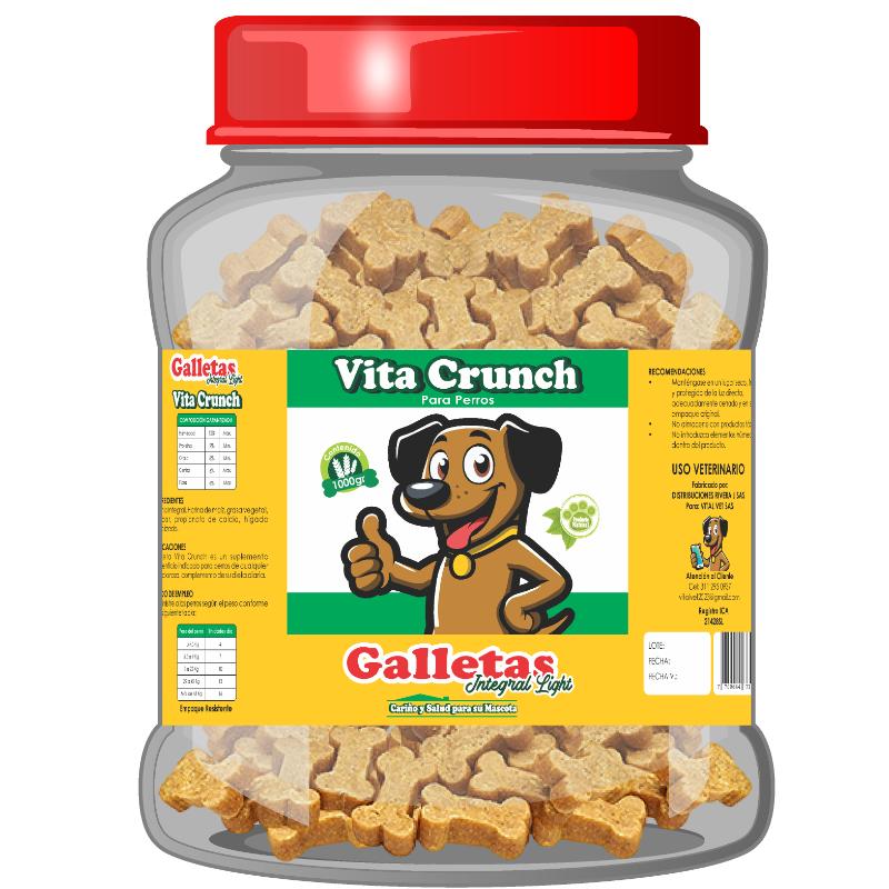 Galletas Vita Crunch 1 kg 3 Empaque Galletas Vita Crunch 1 kg de integal