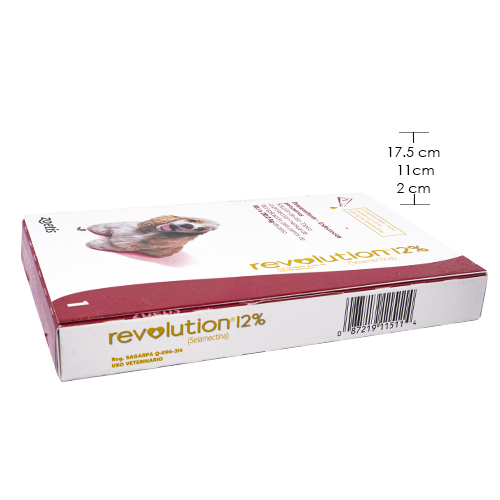 Revolution 12% Tópico para Perros de 10.1 a 20 kg 4 Empaque Revolution 12% Tópico para Perros de 10.1 a 20 kg de 1.0 mililitro