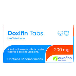 Doxifin Doxiciclina Antibiótico de Amplio Espectro para perros
