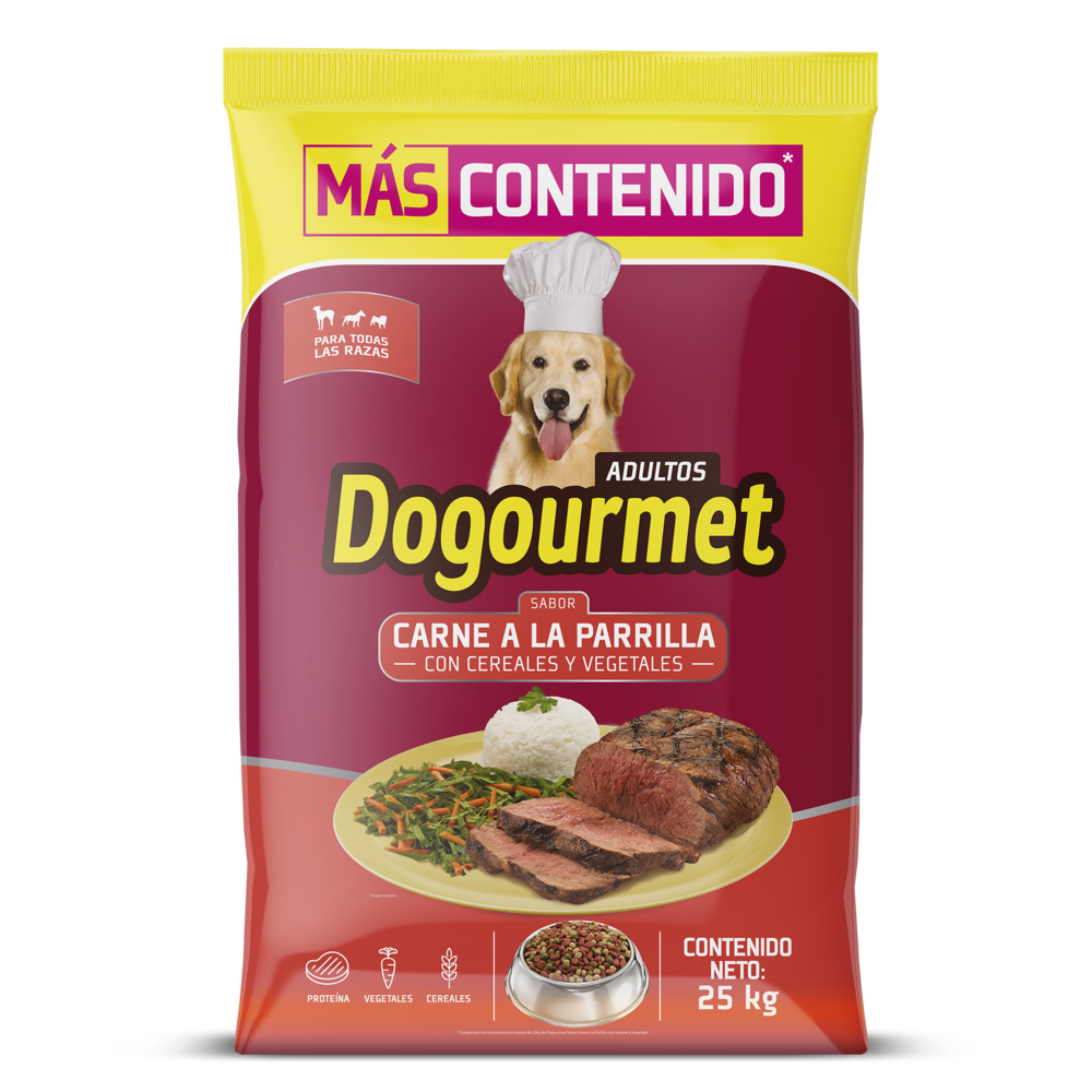 Dogourmet Carne a la Parrilla Adulto 1 Alimento Dogourmet Carne a la Parrilla Adulto para perros