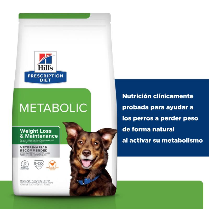 Hill's Prescription Diet Metabolic Weight Management 3 Empaque Hill's Prescription Diet Metabolic Weight Management de 17,6 lb