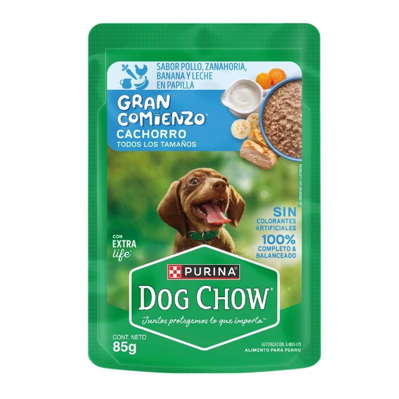 Dog Chow Pouch Pollo Cachorro Todos los Tamaños 85 g 1 Alimento Dog Chow Pouch Pollo Cachorro Todos los Tamaños 85 g para perros