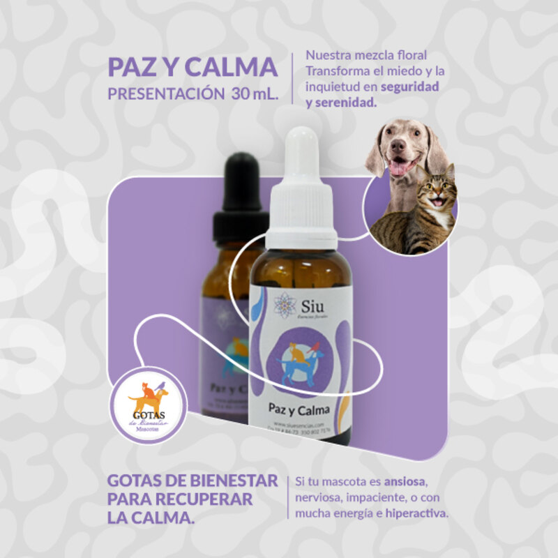 Siu Esencia Floral Paz y Calma (Gotero 20 ml) 2 Empaque Siu Esencia Floral Paz y Calma (Gotero 20 ml) de 20 mililitro