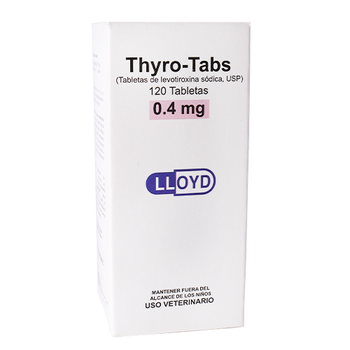 Thyro-Tabs 0.4 mg Levotiroxina Sódica (Frasco x 120 Tabletas) 4 Empaque Thyro-Tabs 0.4 mg Levotiroxina Sódica (Frasco x 120 Tabletas) de 120 medicamentos