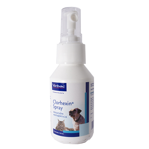 Clorhexin Spray Antiséptico y Desinfectante (120 ml) 1 Clorhexin Spray Antiséptico y Desinfectante (120 ml) para perros