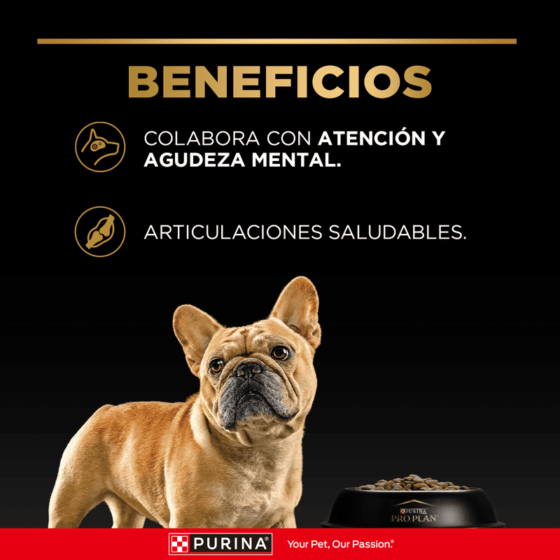 Purina Pro Plan Adulto Active Mind Razas Pequeñas 4 Empaque Purina Pro Plan Adulto Active Mind Razas Pequeñas de 3 kg