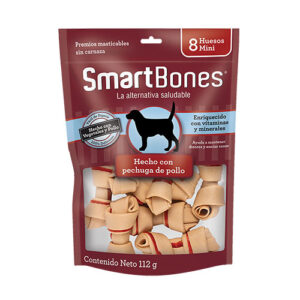 Alimento SmartBones Chicken Mini 8 uds para perros
