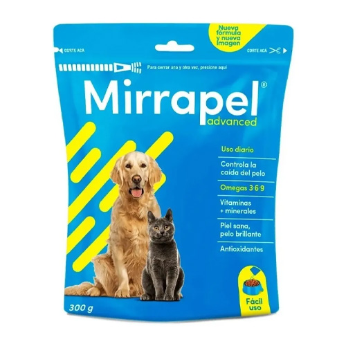Mirrapel Suplemento Nutricional en Polvo para Pelo y Piel 1 Mirrapel Suplemento Nutricional en Polvo para Pelo y Piel para perros