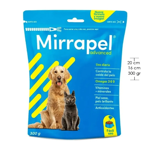 Mirrapel Suplemento Nutricional en Polvo para Pelo y Piel 3 Empaque Mirrapel Suplemento Nutricional en Polvo para Pelo y Piel de 300 g
