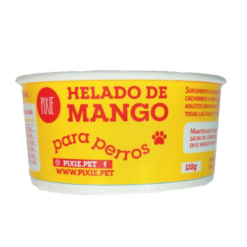 Pixie Helado para Perro sabor Mango 110 g 1 Alimento Pixie Helado para Perro sabor Mango 110 g para perros