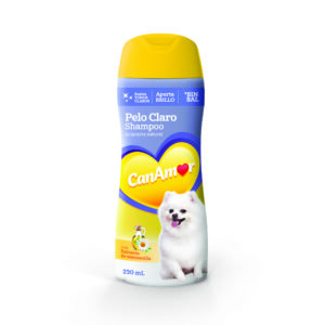 CanAmor Champú Pelo Claro e Iluminador (230 ml) para perros