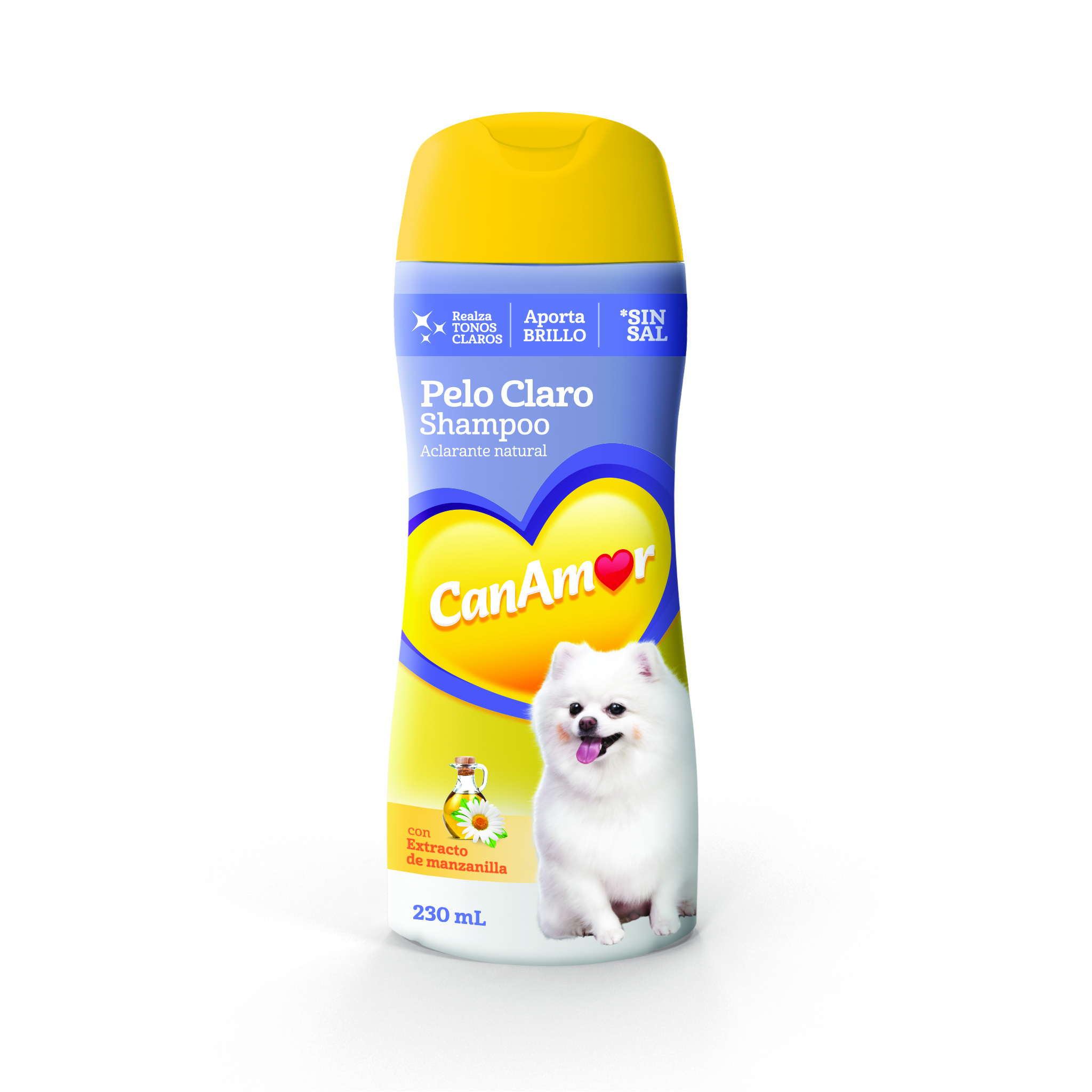 CanAmor Champú Pelo Claro e Iluminador (230 ml) 1 CanAmor Champú Pelo Claro e Iluminador (230 ml) para perros