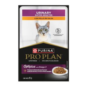 Alimento Purina Pro Plan Urinary Pollo en Salsa para Gato Adulto para perros