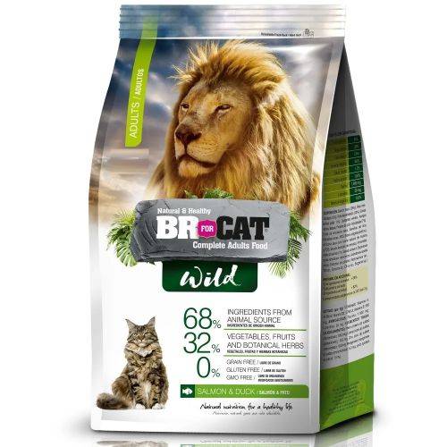 BR For Cat Wild Adulto 1 Alimento BR For Cat Wild Adulto para perros