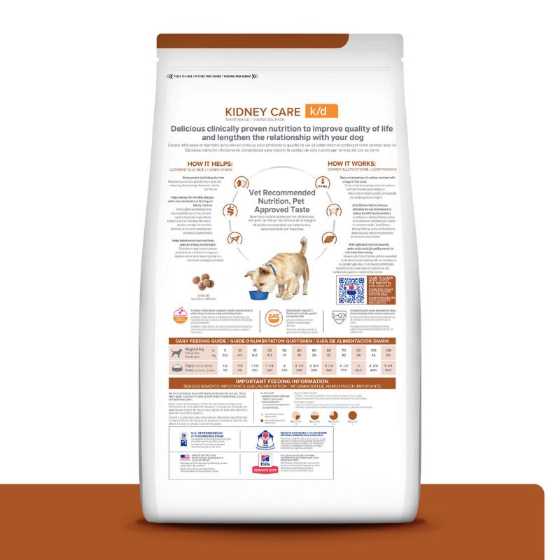 Hill's Prescription Diet k/d Kidney Care 3 Empaque Hill's Prescription Diet k/d Kidney Care de 8,5 lb